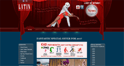 Desktop Screenshot of latinschoolofdance.com